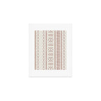 rust on bone mud cloth Art Print Gallery Image 1