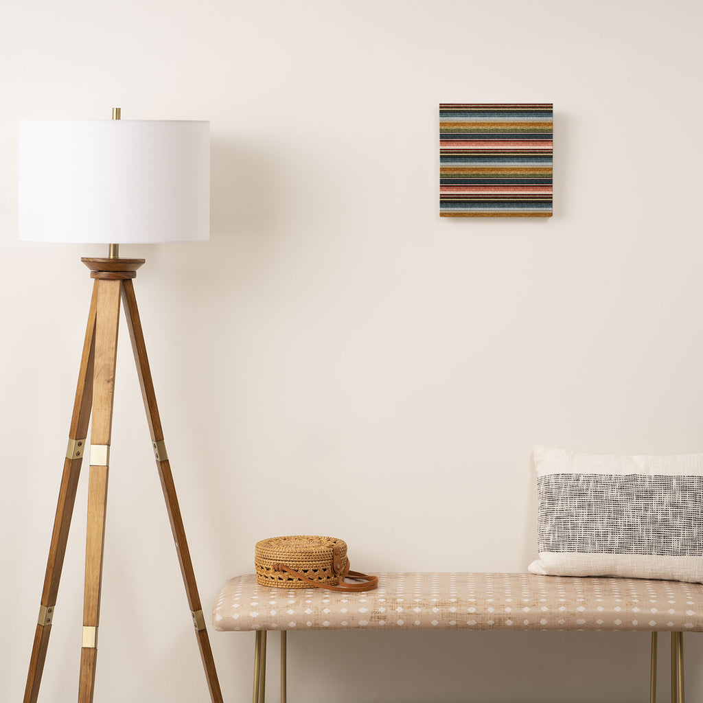 serape southwest stripe - earth tones Canvas Print Gallery Image 2