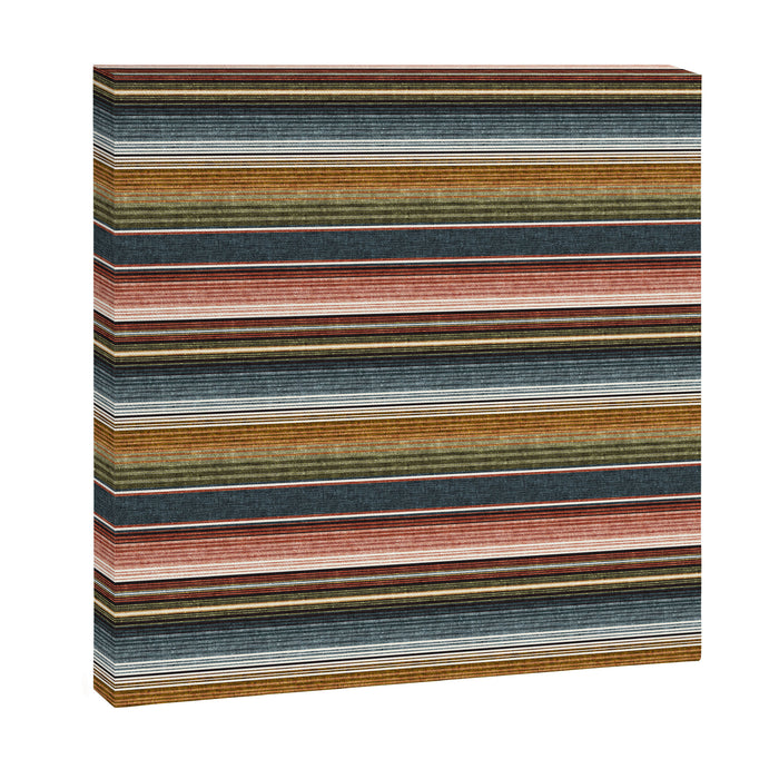 serape southwest stripe - earth tones Canvas Print Gallery Image 1