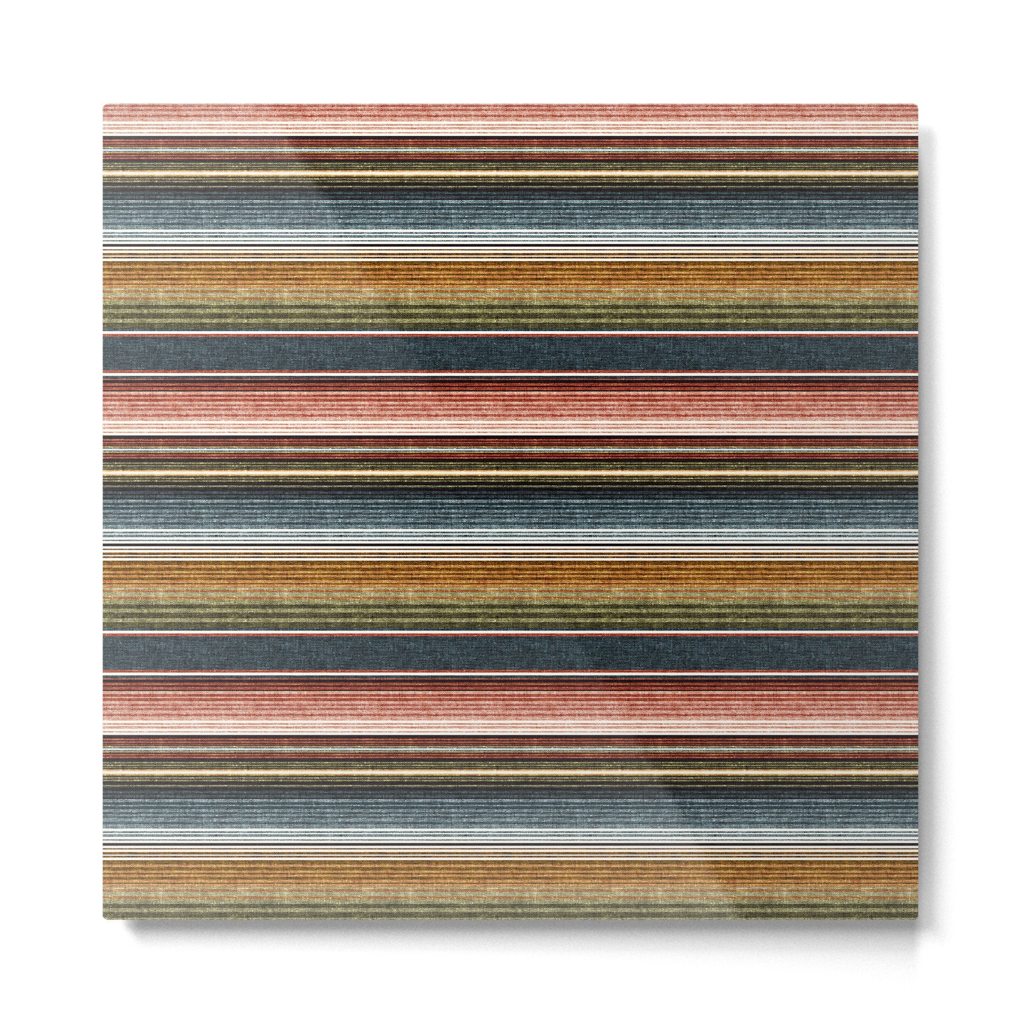 serape southwest stripe - earth tones Metal Print Gallery Image 2