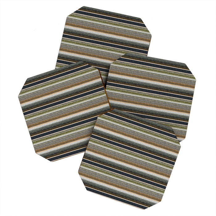 serape southwest stripe - muted natural tones Coaster Gallery Image 1