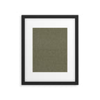 solid woven - dark sage Framed Art Print Gallery Image 6