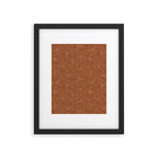 starburst woven - ginger Framed Art Print Gallery Image 6