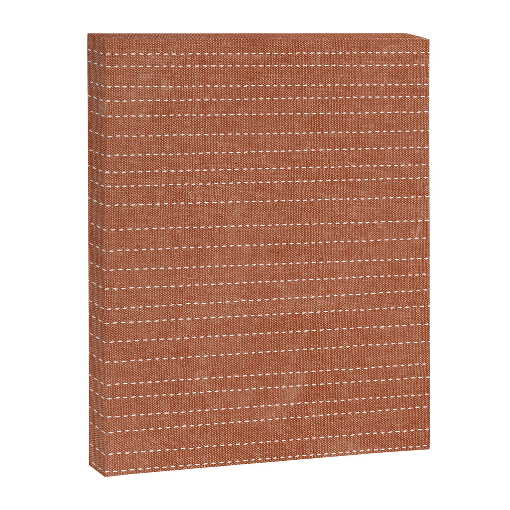 stitched stripes - ginger Canvas Print Gallery Image 8