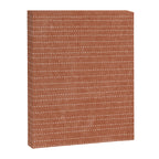 stitched stripes - ginger Canvas Print Gallery Image 8