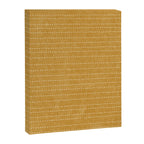 stitched stripes - mustard yellow Canvas Print Gallery Image 8