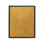 stitched stripes - mustard yellow Framed Canvas Print Gallery Image 8
