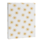 Suns  - golden on white Canvas Print Gallery Image 8