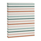 sunset stripes in terra cotta and jade Canvas Print Gallery Image 8