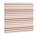 terra cotta stripes  Canvas Print Gallery Image 3