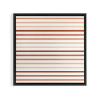 terra cotta stripes  Framed Canvas Print Gallery Image 3