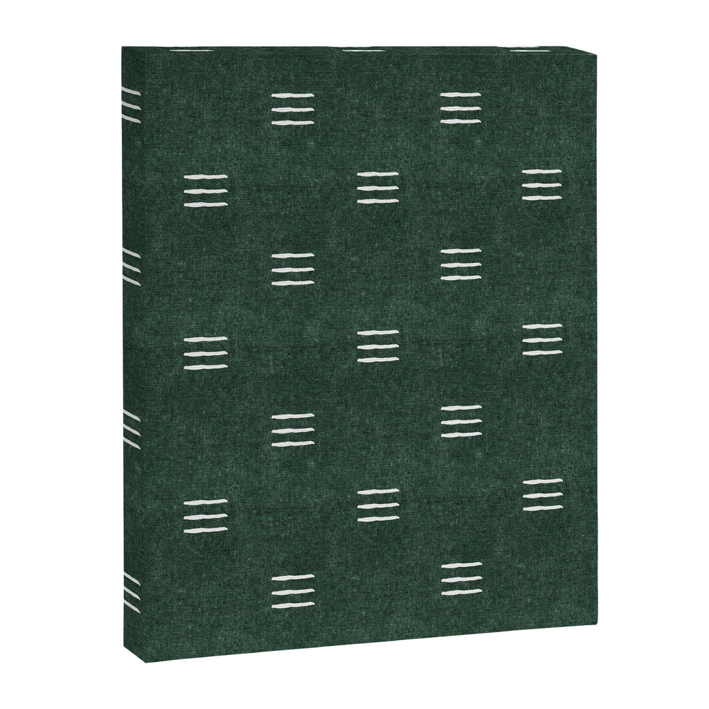 triple dash - green Canvas Print Gallery Image 8