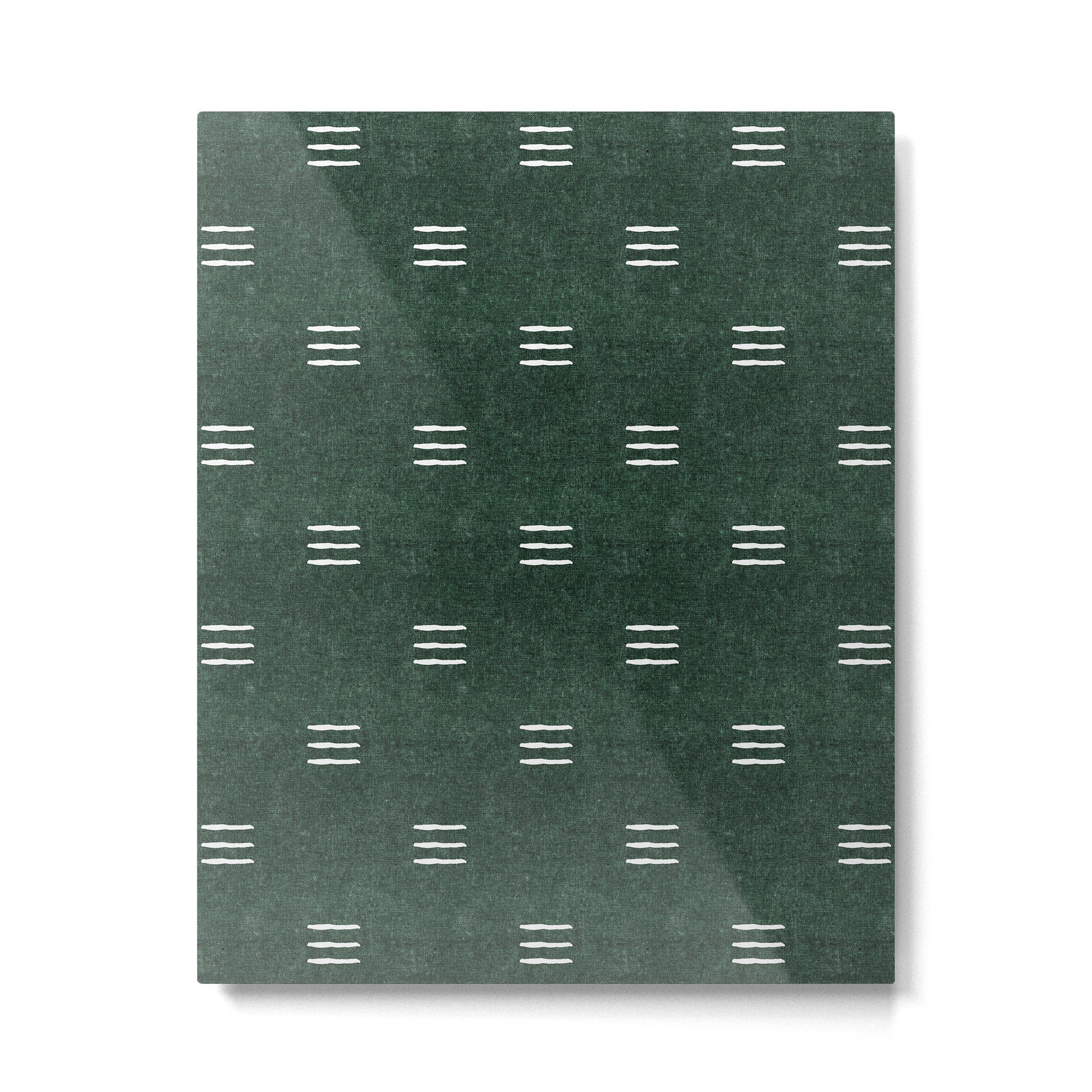 triple dash - green Metal Print Gallery Image 6