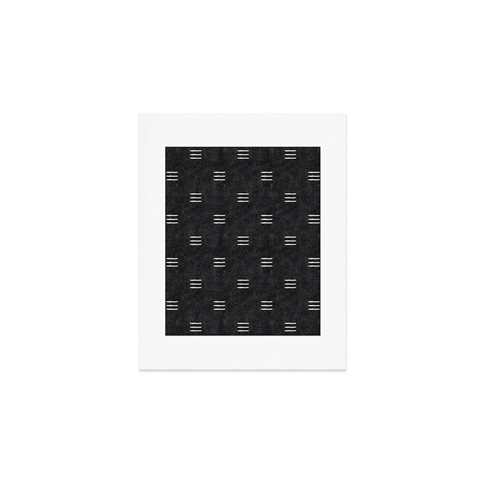 triple dash - onyx Art Print Gallery Image 1