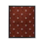 triple dash - rust Framed Canvas Print Gallery Image 8