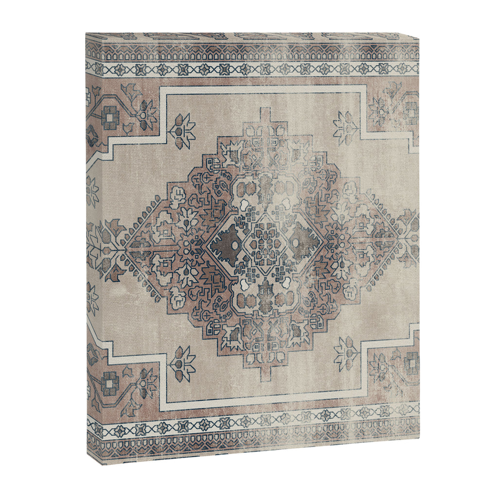 turkish floral - warm neutrals  Canvas Print Gallery Image 8