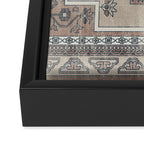 turkish floral - warm neutrals  Framed Canvas Print Gallery Image 3