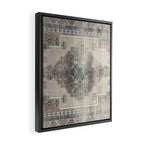 turkish floral - warm neutrals  Framed Canvas Print Gallery Image 2