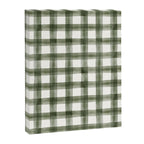 watercolor plaid - dark green Canvas Print Gallery Image 8