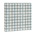 watercolor plaid - muted blue Canvas Print Gallery Image 3