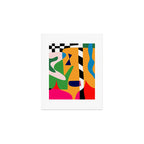 Bold and vibrant abstract shapes Art Print Gallery Image 1