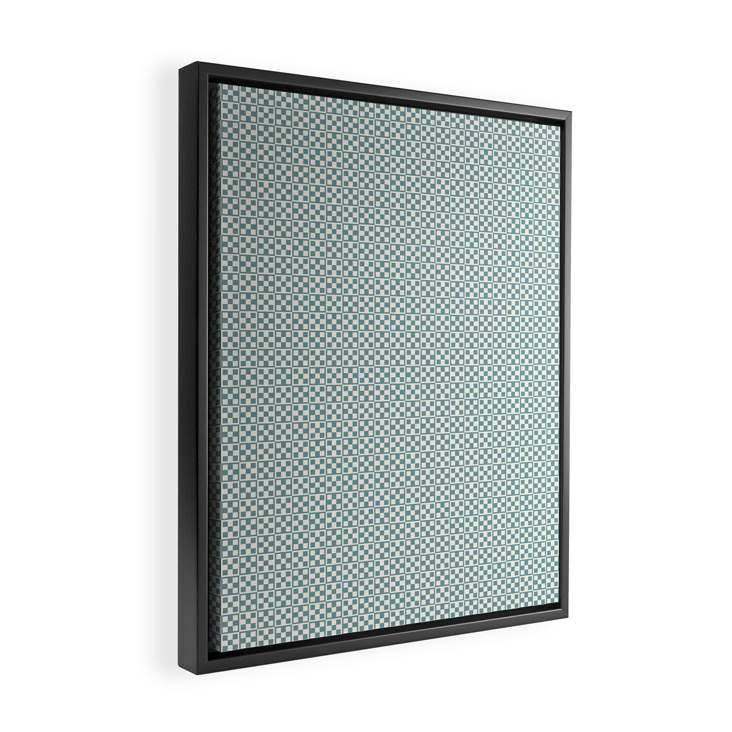 5 Checkers Framed Canvas Print Gallery Image 2