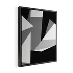 Abstract Geometric Shapes 1 Framed Canvas Print Gallery Image 2