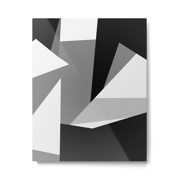 Abstract Geometric Shapes 1 Metal Print Gallery Image 1
