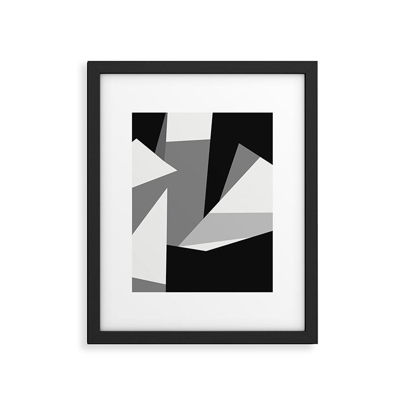 Abstract Geometric Shapes 1 Framed Art Print Gallery Image 5