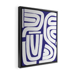 Abstract stripe mosaic Framed Canvas Print Gallery Image 2