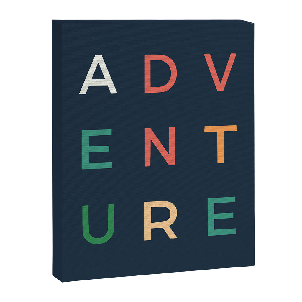 Adventure typography Canvas Print Gallery Image 6