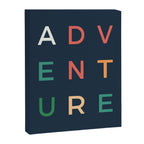 Adventure typography Canvas Print Gallery Image 6