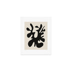 Black coral cut out Art Print Gallery Image 1