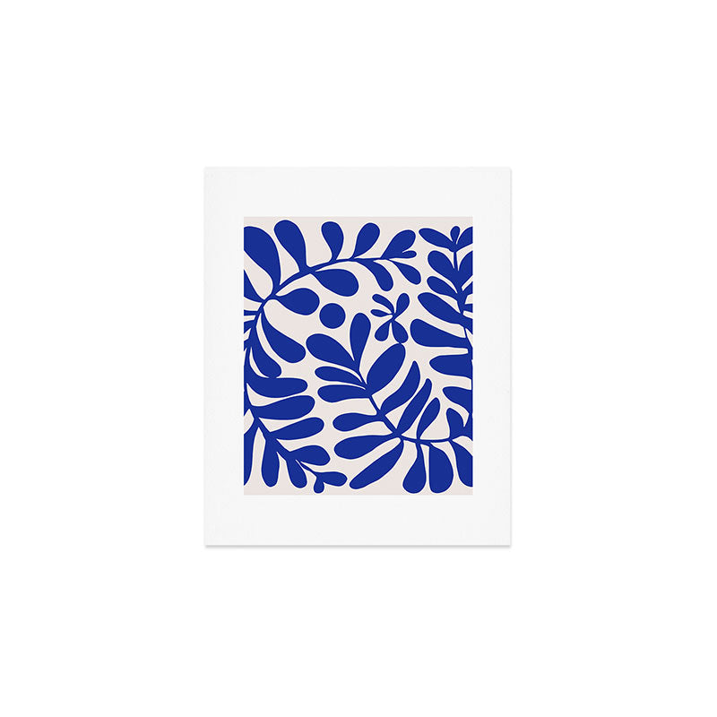 Blue foliage Art Print Gallery Image 1