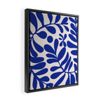 Blue foliage Framed Canvas Print Gallery Image 2