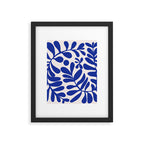 Blue foliage Framed Art Print Gallery Image 4