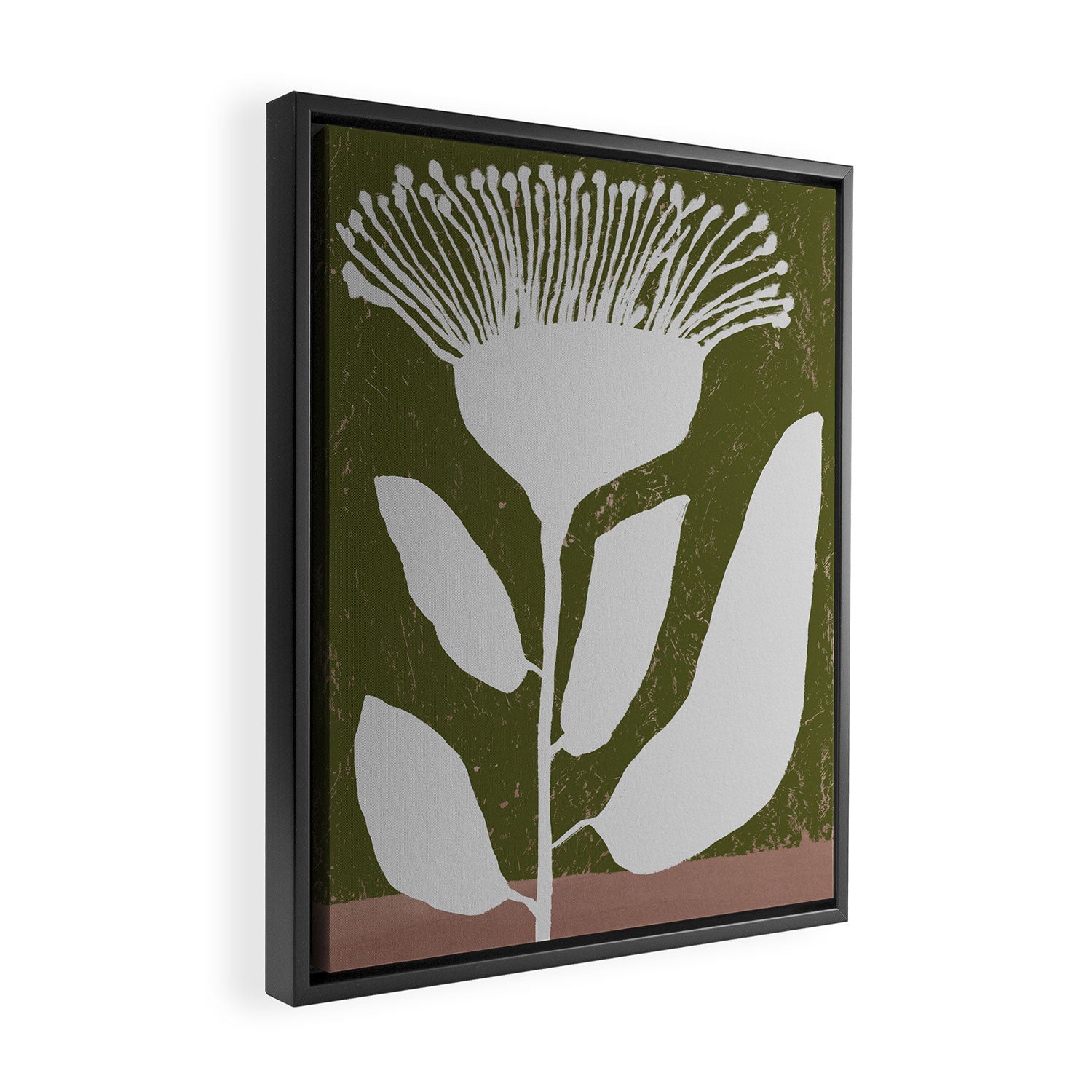 Flower mask Framed Canvas Print Gallery Image 2