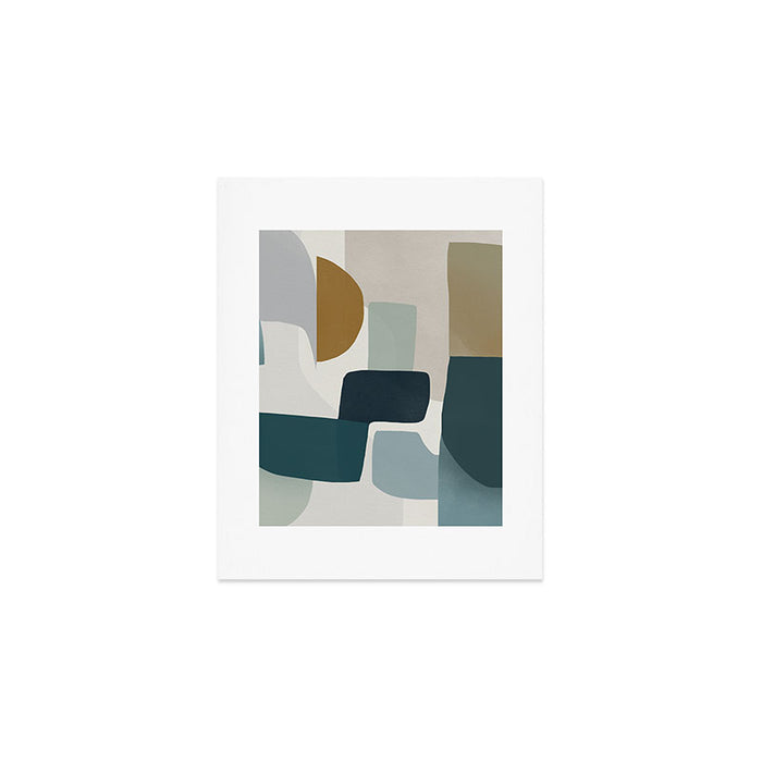 Geometric composition square Art Print Gallery Image 1