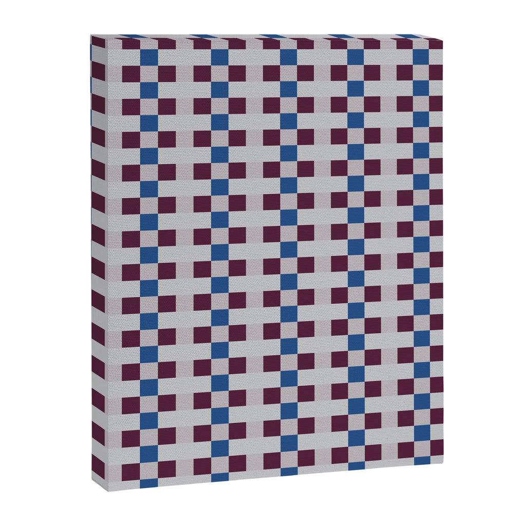 Gingham checker seamless pattern Canvas Print Gallery Image 8