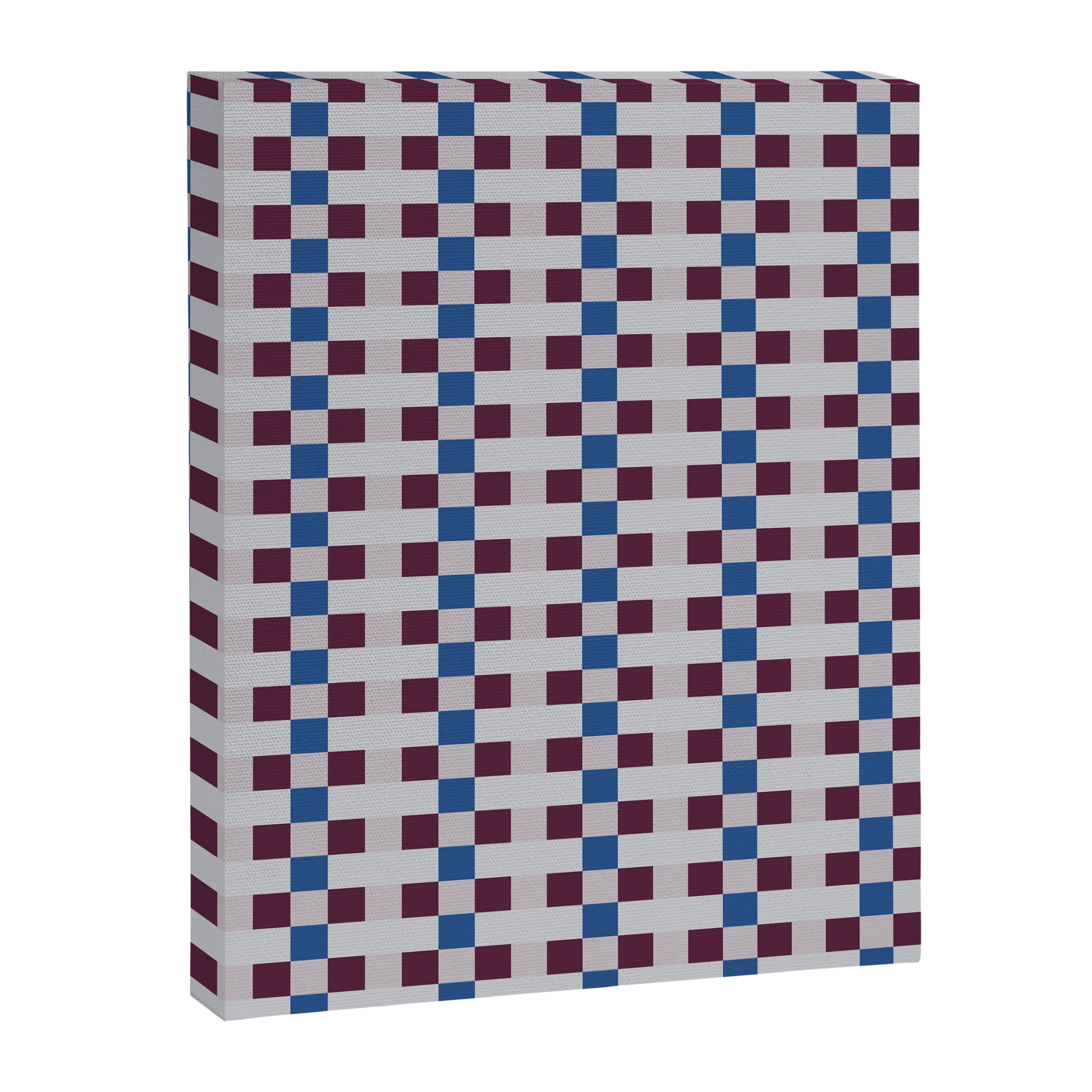 Gingham checker seamless pattern Canvas Print Gallery Image 8
