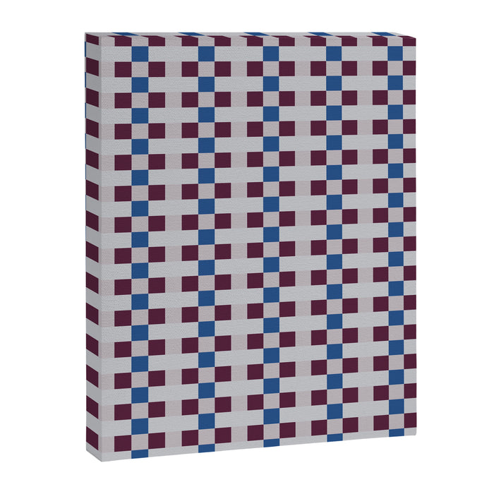 Gingham checker seamless pattern Canvas Print Gallery Image 1