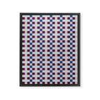 Gingham checker seamless pattern Framed Canvas Print Gallery Image 8