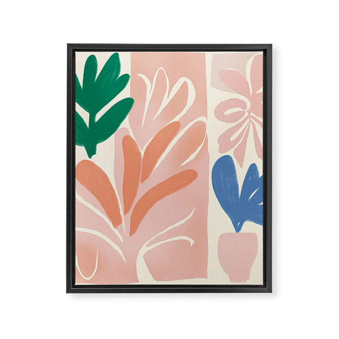 Harmonious plants composition Framed Canvas Print Gallery Image 1