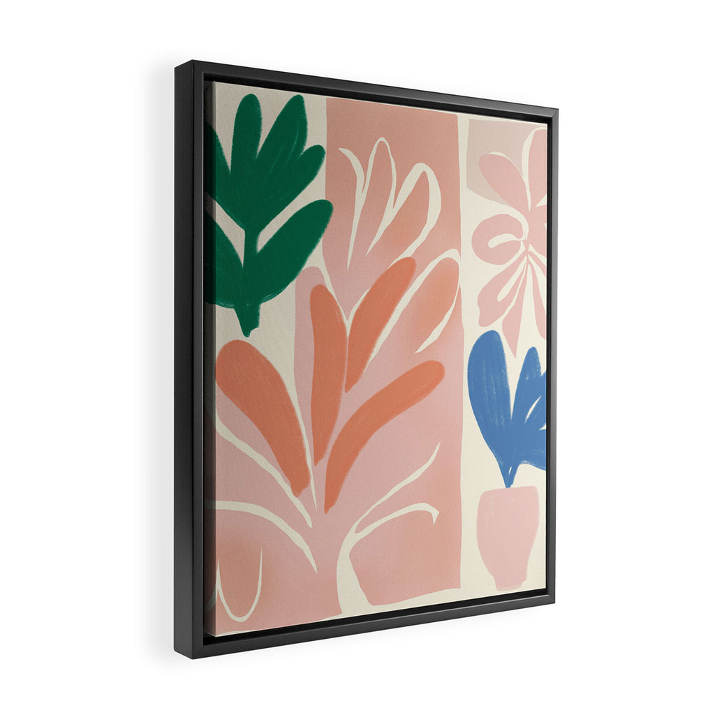 Harmonious plants composition Framed Canvas Print Gallery Image 2