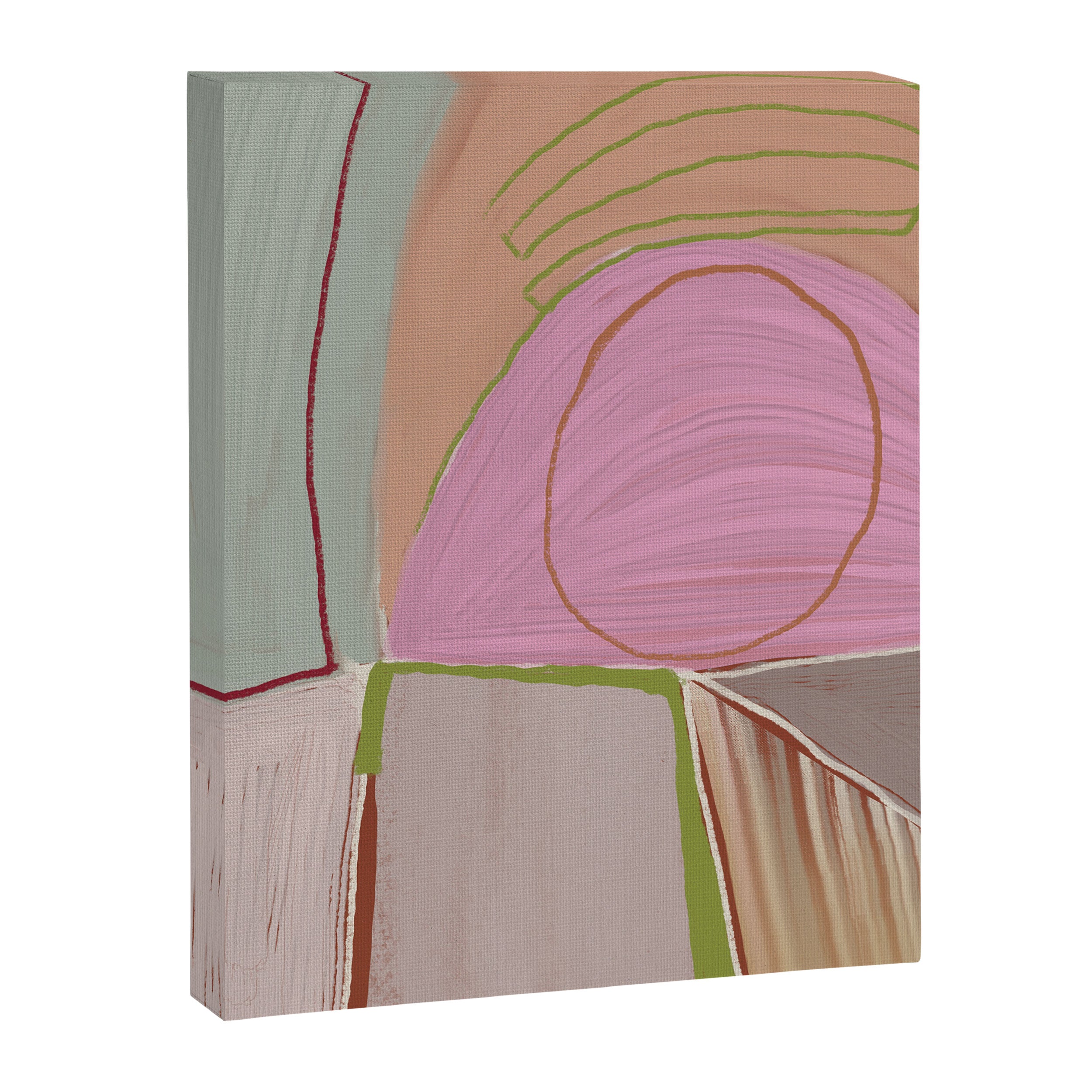Large abstract oil painting xv Canvas Print Gallery Image 6