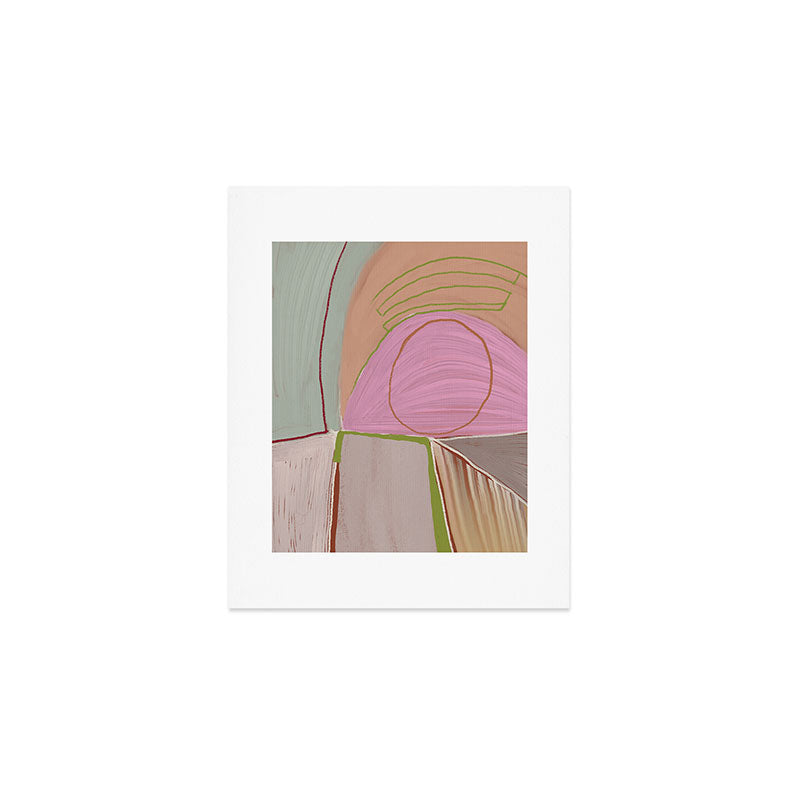 Large abstract oil painting xv Art Print Gallery Image 1