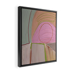 Large abstract oil painting xv Framed Canvas Print Gallery Image 2