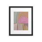 Large abstract oil painting xv Framed Art Print Gallery Image 4