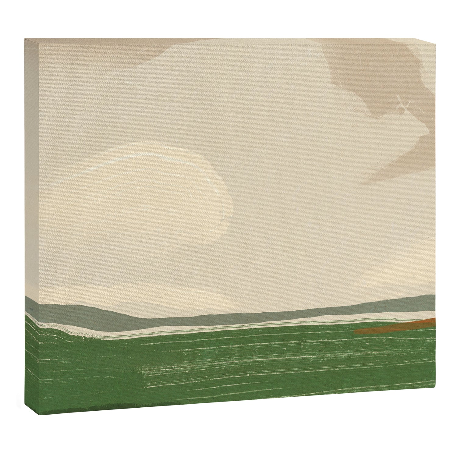 Large landscape -Sky and field Canvas Print Gallery Image 3