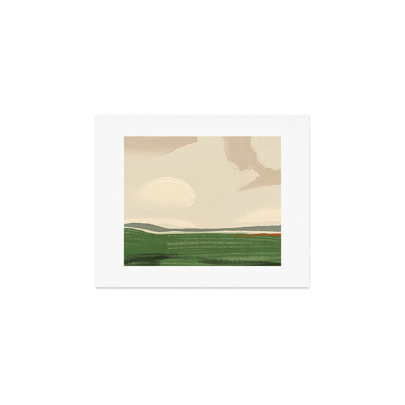 Large landscape -Sky and field Art Print Gallery Image 1